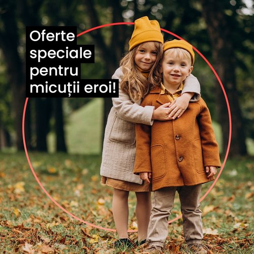 ✨ Oferte speciale pentru micuții eroi! ✨

În centrele comerciale Supernova, pe cei mici îi așteaptă surprize pe măsura...